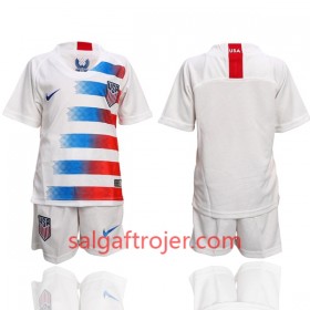 USA Fodboldtrøjer Børn Hjemmebanesæt 2018/19 Kort ærmer